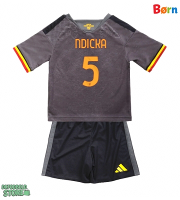 AS Roma Evan Ndicka #5 Replika Babytøj Tredje sæt Børn 2026-27 Kortærmet (+ Korte bukser)